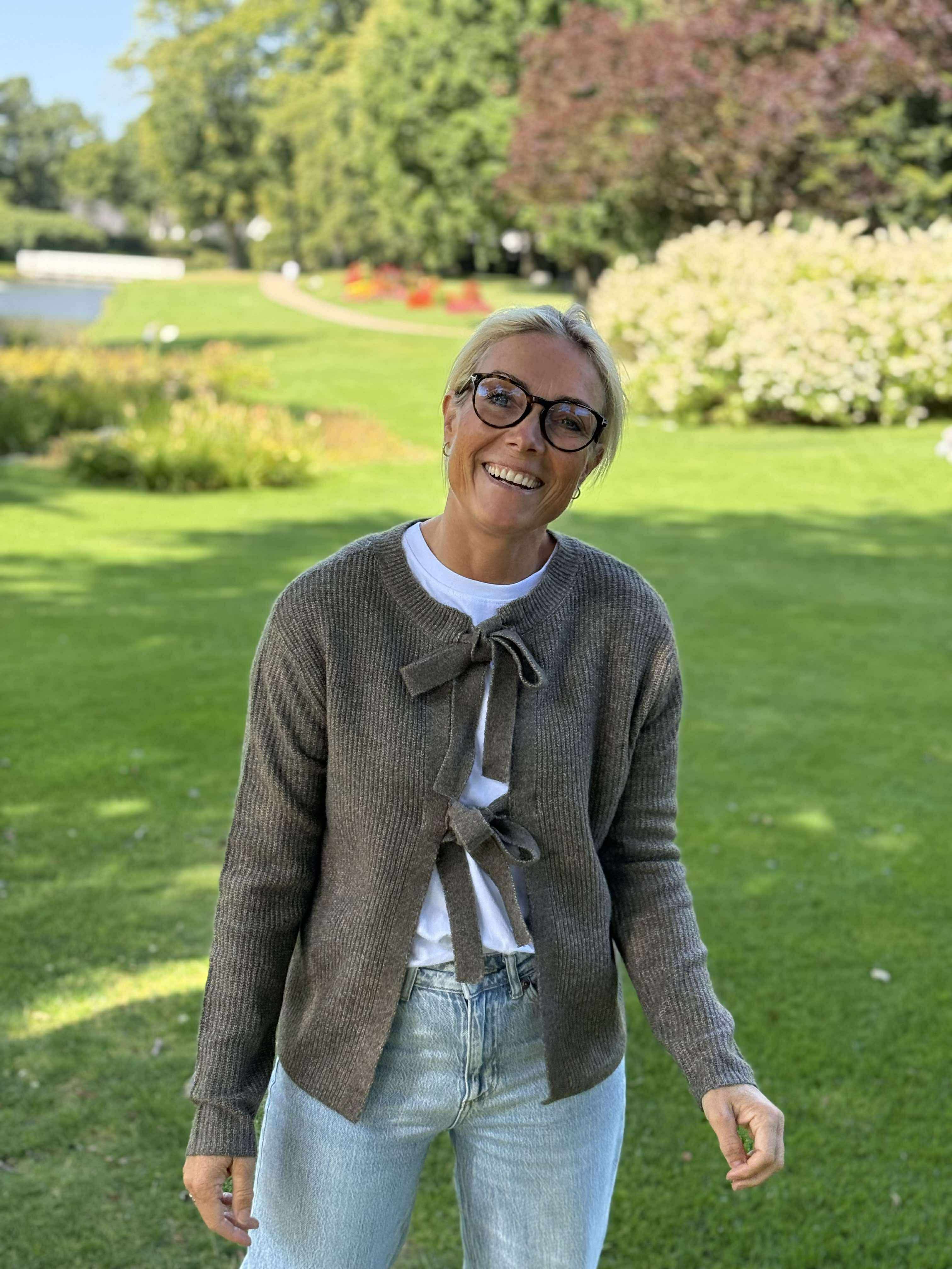 PCSILLY Knit Cardigan - Morel